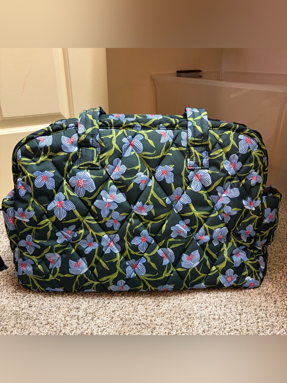Vera Bradley Featherweight Quilted Floral Travel Bag